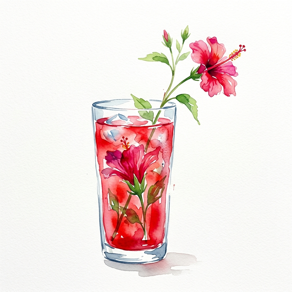 Hibiscus Iced Tea