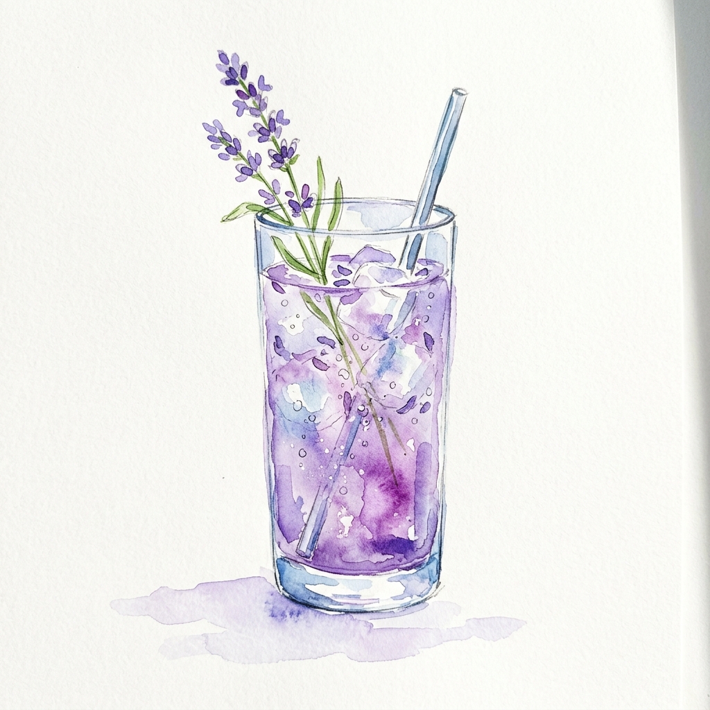 Lavender Soda