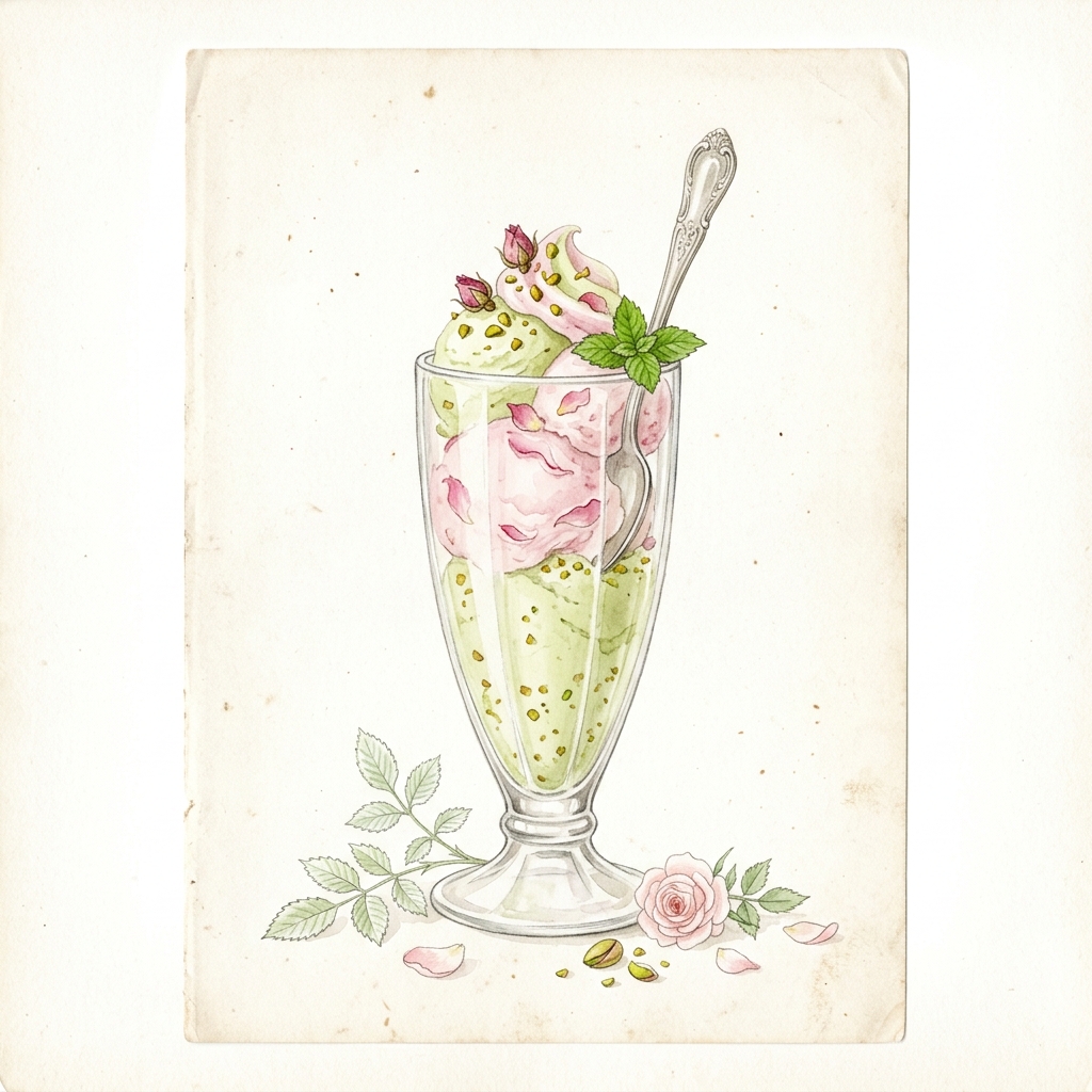 Pistachio & Rose Water